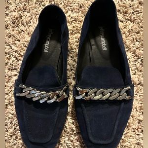 Jefferey Campbell Navy loafers